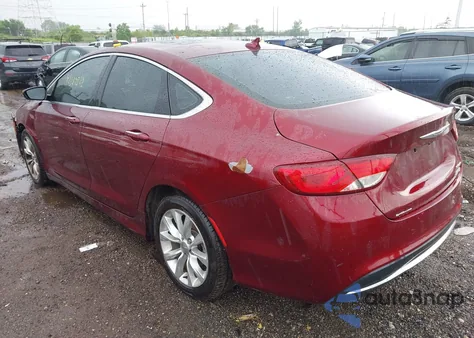 2015 Chrysler 200 C из США, поврежденный, VIN 1C3CCCCB6FN528600